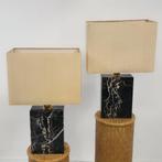 Italiaanse tafellampen zwaar marmer mid century vintage, Ophalen, Gebruikt, Overige materialen, 50 tot 75 cm