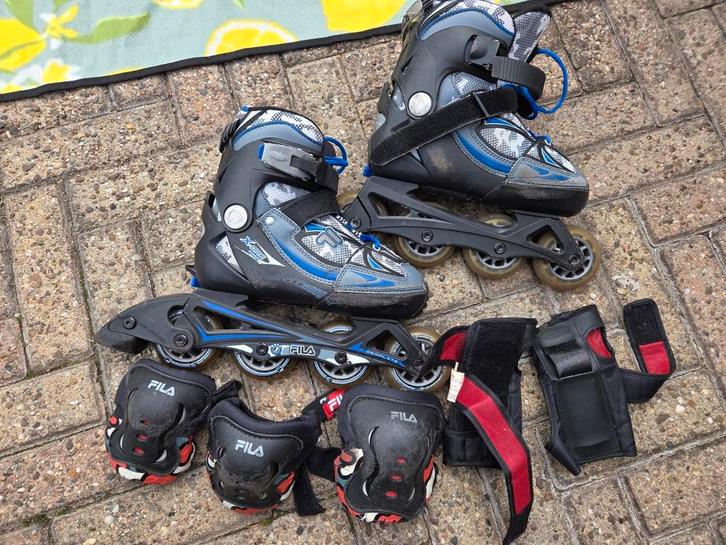Fila skeelers verstelbaar mt 32-35, Sport en Fitness, Skeelers, Gebruikt, Kinderen, Verstelbaar, Ophalen