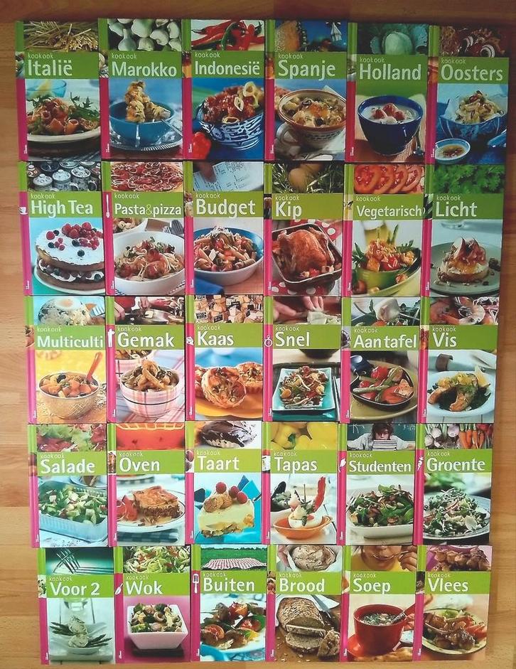 Mooie 30-delige serie/set Kook Ook kookboeken, Boeken, Kookboeken, Ophalen of Verzenden