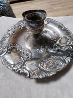 zilver kandelaar antiek uit 1900, Antiek en Kunst, Antiek | Goud en Zilver, Ophalen of Verzenden, Zilver