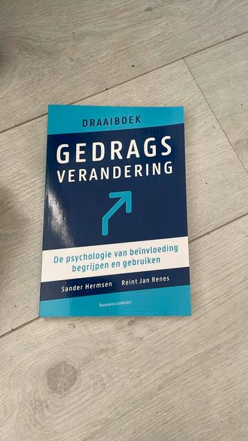 Reint Jan Renes - Draaiboek gedragsverandering beschikbaar voor biedingen