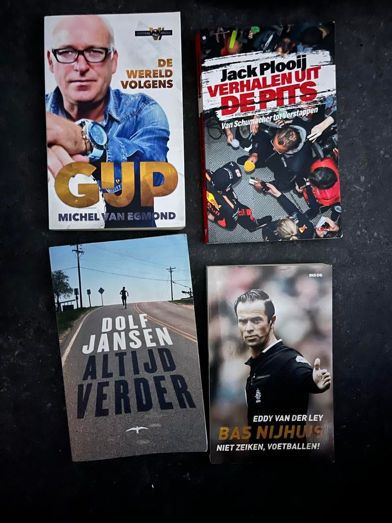 3 Sportboeken in Goede Staat, Boeken, Biografieën, Zo goed als nieuw, Sport, Ophalen of Verzenden