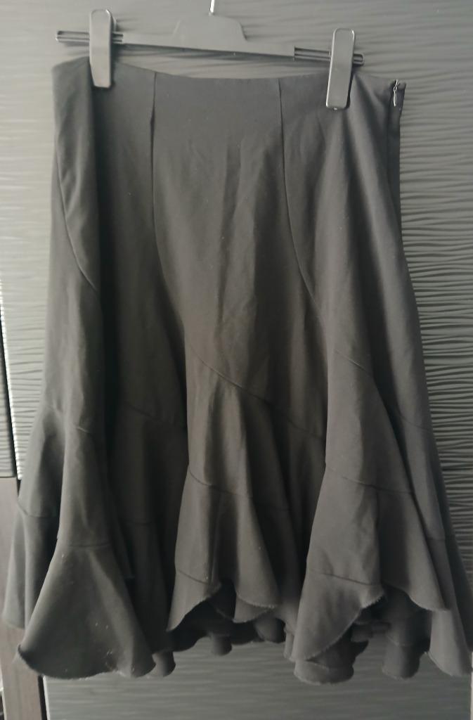 zwart dames rok maat 42, Kleding | Dames, Grote Maten, Zo goed als nieuw, Rok, Zwart, Ophalen of Verzenden