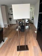 Natuzzi staande schemerlamp., Huis en Inrichting, Lampen | Vloerlampen, Ophalen, Hout, 100 tot 150 cm, Zo goed als nieuw