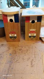 Handgemaakte vogelhuisjes met Willem 2 afbeelding., Ophalen of Verzenden