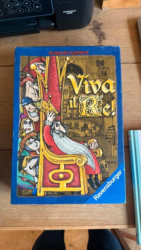 Viva il re - Ravensburger bordspel, Hobby en Vrije tijd, Gezelschapsspellen | Bordspellen, Zo goed als nieuw, Drie of vier spelers
