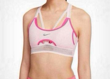 Nike INDY ULTRABREATHE BH sport-bh maat S roze Nieuw Dri-fit beschikbaar voor biedingen