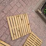 Te koop houten vlonder delen, Tuin en Terras, Ophalen, Gebruikt, Hout