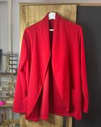 Blazer rood one size t/m 42, Kleding | Dames, Ophalen of Verzenden, Zo goed als nieuw, Maat 42/44 (L), Rood