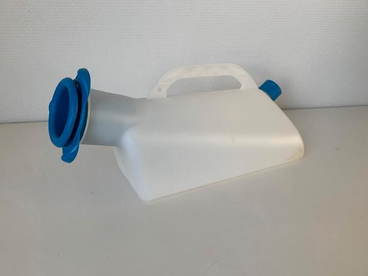 Urinaal met terugloop beveiliging, dop, handvat Nieuw, Diversen, Verpleegmiddelen, Nieuw, Ophalen of Verzenden