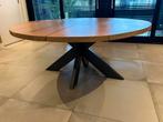 Grote eiken ronde eet tafel, Huis en Inrichting, Tafels | Eettafels, Ophalen, 150 tot 200 cm, Zo goed als nieuw, Vijf personen of meer