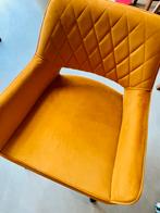 Mika chair - Bronx71 - velvet oker geel - nieuw in doos!, Huis en Inrichting, Stoelen, Twee, Overige kleuren, Nieuw, Ophalen of Verzenden