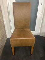 6 Eetkamerstoelen, Huis en Inrichting, Stoelen, Ophalen, Gebruikt, Bruin, Vijf, Zes of meer stoelen