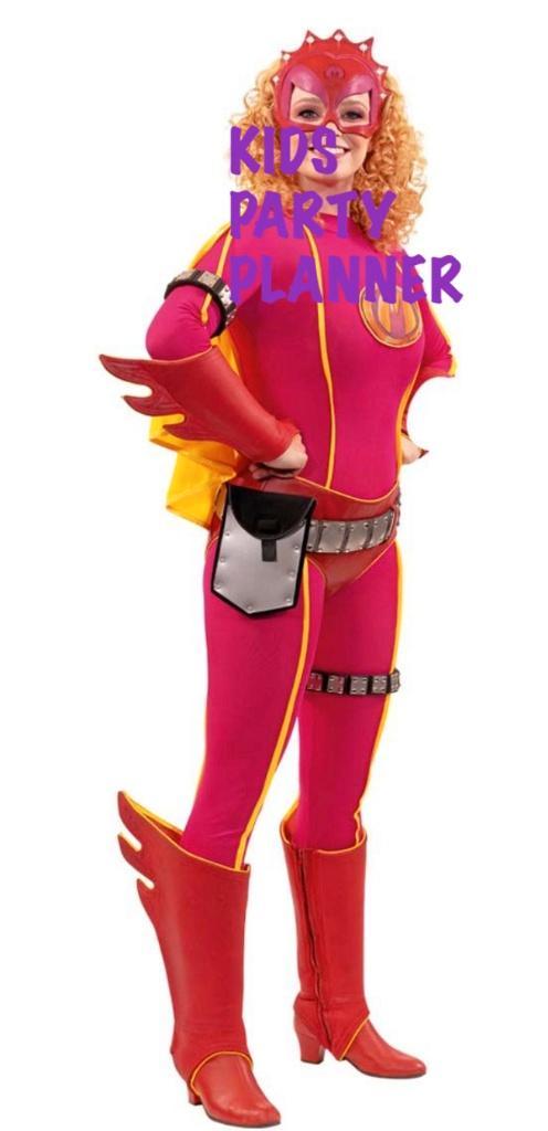 Mooie Mega Mindy thema mascotte op jouw feestje laten komen?, Hobby en Vrije tijd, Feestartikelen | Verhuur, Zo goed als nieuw