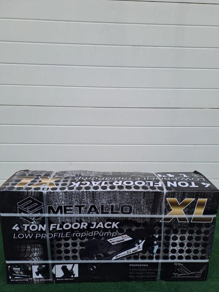 METALO 4TON FLOOR JACK, Auto diversen, Krikken, Nieuw, Garagekrik, Hydraulisch, Ophalen of Verzenden