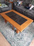 eikenhout salontafel met lei vakken zelf gemaakt, 50 tot 100 cm, Minder dan 50 cm, 100 tot 150 cm, Gebruikt