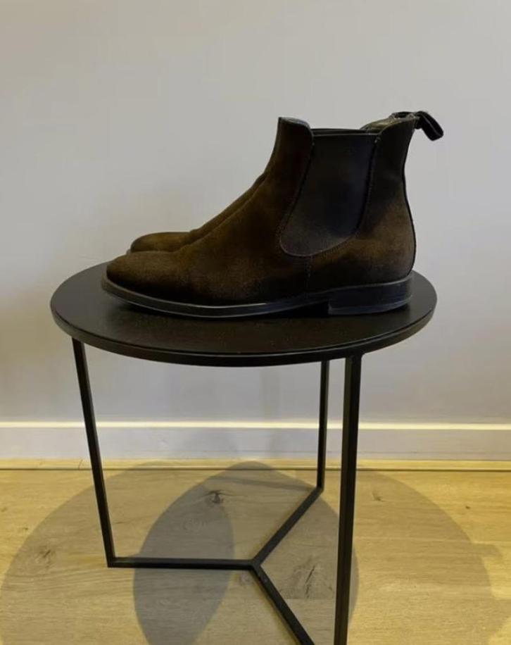 Suede lederen Ralph lauren chelsea boots heren maat 41, Kleding | Heren, Schoenen, Zo goed als nieuw, Boots, Bruin, Ophalen of Verzenden
