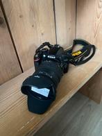Nikon D3200 met lens + wifi adapter, Overige merken, Ophalen of Verzenden, Zo goed als nieuw, Geheugenkaart