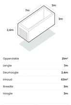21 m2 Garagebox te huur Almere, Huizen en Kamers, Garages en Parkeerplaatsen, Almere
