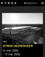Hyrox Heerenveen single woman 14 mei 26 kaart ter overname, Tickets en Kaartjes, Evenementen en Festivals, Eén persoon