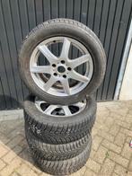 Set winterbanden met lichtmetalen velgen, Auto-onderdelen, Banden en Velgen, Ophalen, Gebruikt, 16 inch, Banden en Velgen