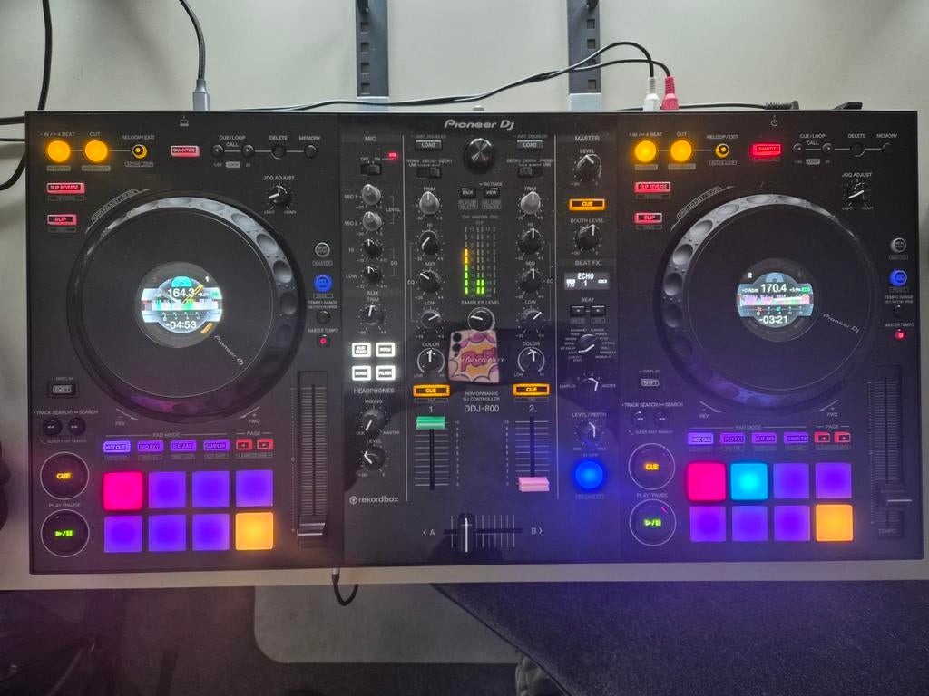 Pioneer DDJ-800 DJ Controller + Stofkap!, Muziek en Instrumenten, Dj-sets en Draaitafels, Ophalen of Verzenden, Zo goed als nieuw