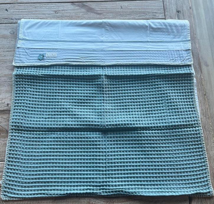 Koeka Wiegdeken Wafel/Flanel Antwerp 2x & wieglaken, Kinderen en Baby's, Dekens, Slaapzakjes en Inbakerproducten, Zo goed als nieuw