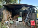 Schuur / overkapping (stalen frame) zelf demonteren, Tuin en Terras, Overkappingen, Ophalen, Gebruikt, Carport