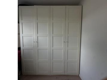 Pax kast Ikea met deuren, legplanken, schuiven en hangroede