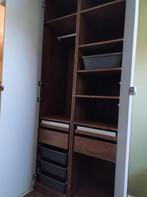 2 bruin zwarte ikea pax kasten ex de deuren, Ophalen, Gebruikt, 200 cm of meer, 50 tot 100 cm