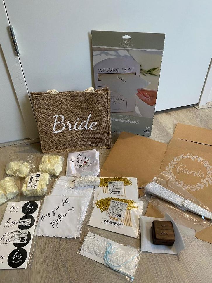 Trouwdecoratie, Hobby en Vrije tijd, Feestartikelen, Nieuw, Versiering, Geboorte of Huwelijk, Ophalen