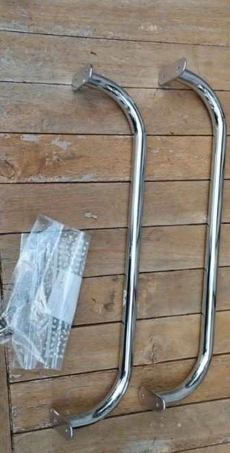 2 Handdoekstangen - Handdoek Stang Chroom 36 / 9 beschikbaar voor biedingen