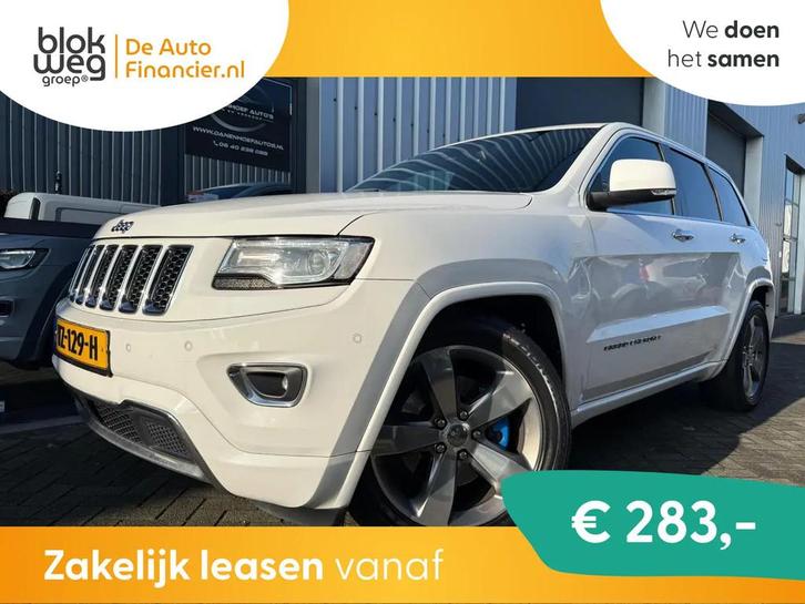 Jeep Grand Cherokee 3.0 CRD Overland grijs kent € 16.950,0, Auto's, Bestelauto's, Bedrijf, Te koop, ABS, Achteruitrijcamera, Adaptive Cruise Control
