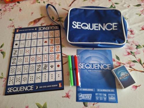sequence reisspel / kaartspel, Hobby en Vrije tijd, Gezelschapsspellen | Bordspellen, Zo goed als nieuw, Reisspel, Ophalen of Verzenden