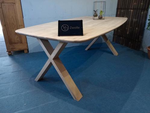 Massief eiken | Eettafel | Tafel | Op maat leverbaar | NIEUW, Huis en Inrichting, Tafels | Eettafels, Nieuw, 200 cm of meer, Vijf personen of meer