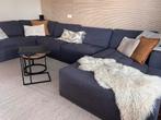 Grote Hoekbank - met lounge - antraciet, Huis en Inrichting, Banken | Bankstellen, Ophalen, Hoekbank, 300 cm of meer, Zo goed als nieuw