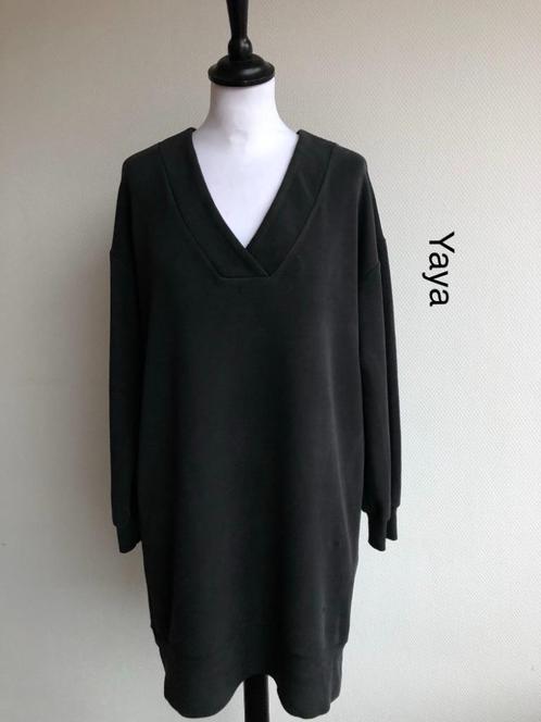 Yaya Jurk  {mt: 36} 6276-7,1, Kleding | Dames, Jurken, Zo goed als nieuw, Maat 36 (S), Zwart, Knielengte, Ophalen of Verzenden