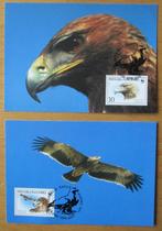 Macedonië, WWF serie Maximumkaarten Keizerarend, 2001, Postzegels en Munten, Verzenden, Gestempeld, Dier of Natuur