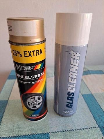Nieuwe Motip velgenspray gold. Nieuwe Clascleaner  beschikbaar voor biedingen