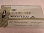 1972 Oldsmobile handleiding instructieboekje izgst óók radio, Ophalen of Verzenden