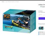 Intex explorer K2 kano kayak, Met peddels, Kajak, Nieuw, Twee personen