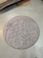 polyester vloerkleed grijs 130cm rond, Interieur05, Rond, Ophalen of Verzenden, Zo goed als nieuw