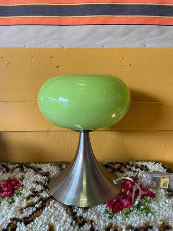 Vintage jaren 70/80 Prisma Leuchten tafel lamp, chrome groen beschikbaar voor biedingen