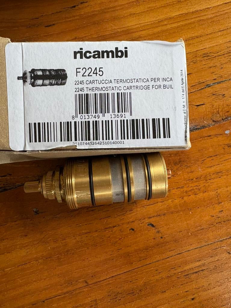 Carlo Frattini - thermostaat binnenwerk, Doe-het-zelf en Verbouw, Ophalen of Verzenden, Zo goed als nieuw, Douche