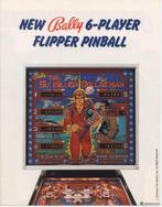 Gezocht flipperkast Six Million Dollar man, Verzamelen, Automaten | Flipperkasten, Gebruikt, Mechanisch, Bally, Ophalen of Verzenden