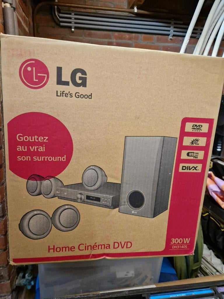 LG DH3140S 300W 5.1 Home Cinema Systeem - Nieuw, Ophalen of Verzenden, Nieuw