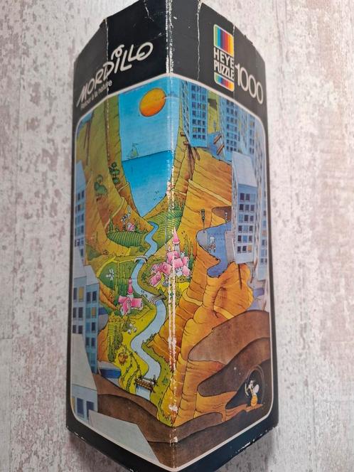 HEYE MORDILLO puzzel retour a la nature 1000 stukjes, Hobby en Vrije tijd, Denksport en Puzzels, Zo goed als nieuw, Legpuzzel