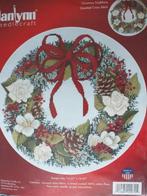 Borduurpakket Christmas Tradition van Janlynn, Hobby en Vrije tijd, Borduren en Borduurmachines, Ophalen of Verzenden, Nieuw, Borduurpakket