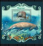 mocambique 2018 pf blok doejong zeezoogdieren zeeleven 1, Ophalen of Verzenden, Dier of Natuur