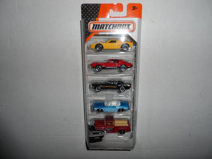 Matchbox 5 Pack - Classic Ride (2015) 1:64 D1, Hobby en Vrije tijd, Modelauto's | Overige schalen, Nieuw, Auto, Ophalen of Verzenden